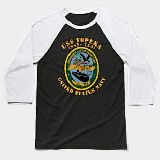 USS Topeka (SSN 754) Baseball T-Shirt